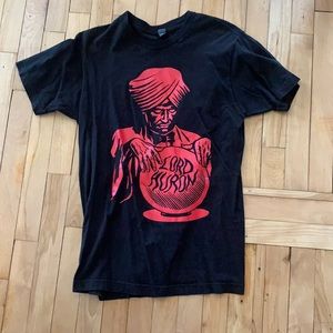 Black graphic t (medium)